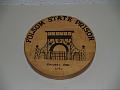 Wood Round - Folsom State Prison, Entrance Gate - 1920